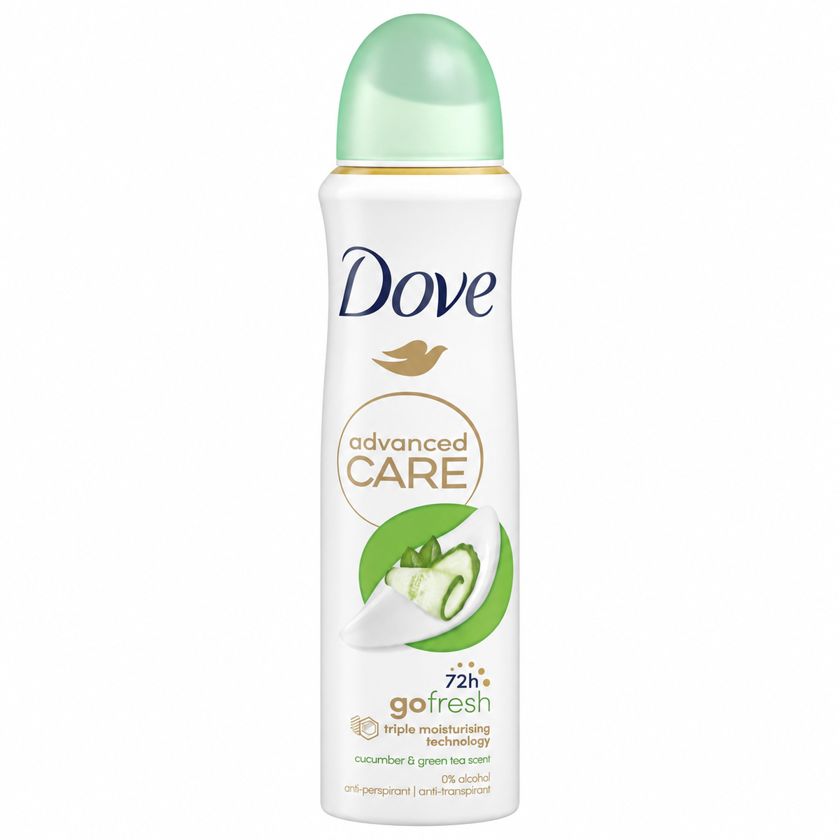 Dove Advanced Care Go Fresh – komkommer en groene thee – Deodorant Spray 150 ml