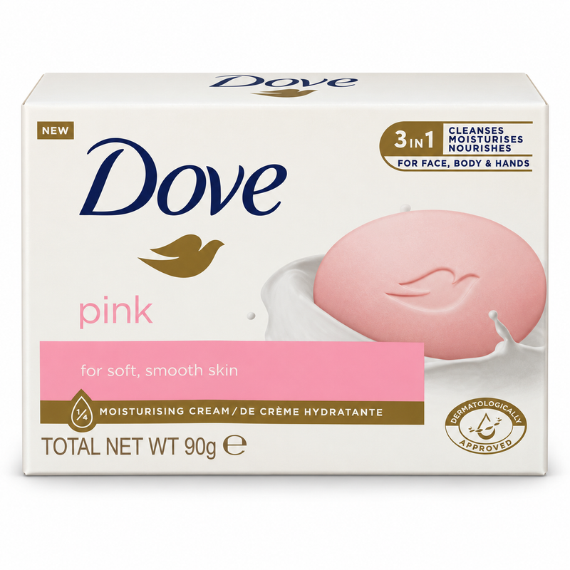 Dove Beauty Bar Zeep Pink – 90 g