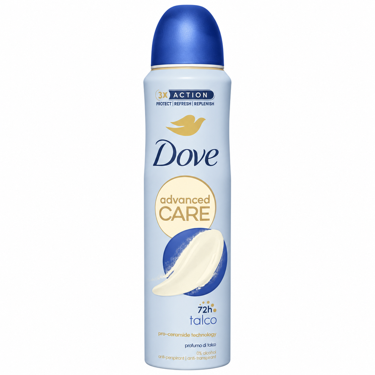 Dove Advanced Care Talco – Deodorant Spray 150 ml