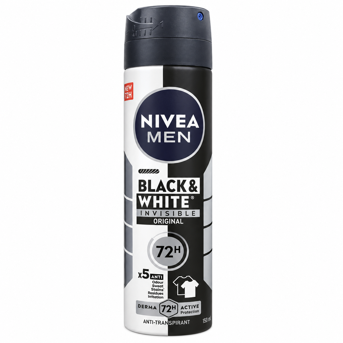 Nivea Men Black & White Invisible Original – Deodorant Spray 150 ml