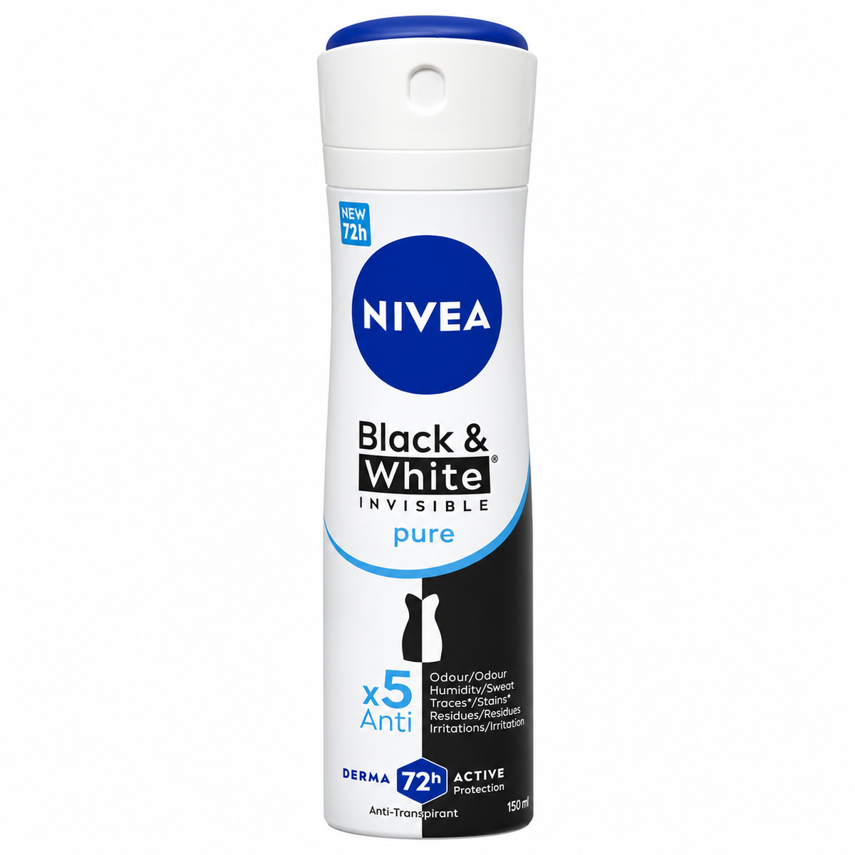 Nivea Black & White Invisible Pure – Deodorant Spray 150 ml