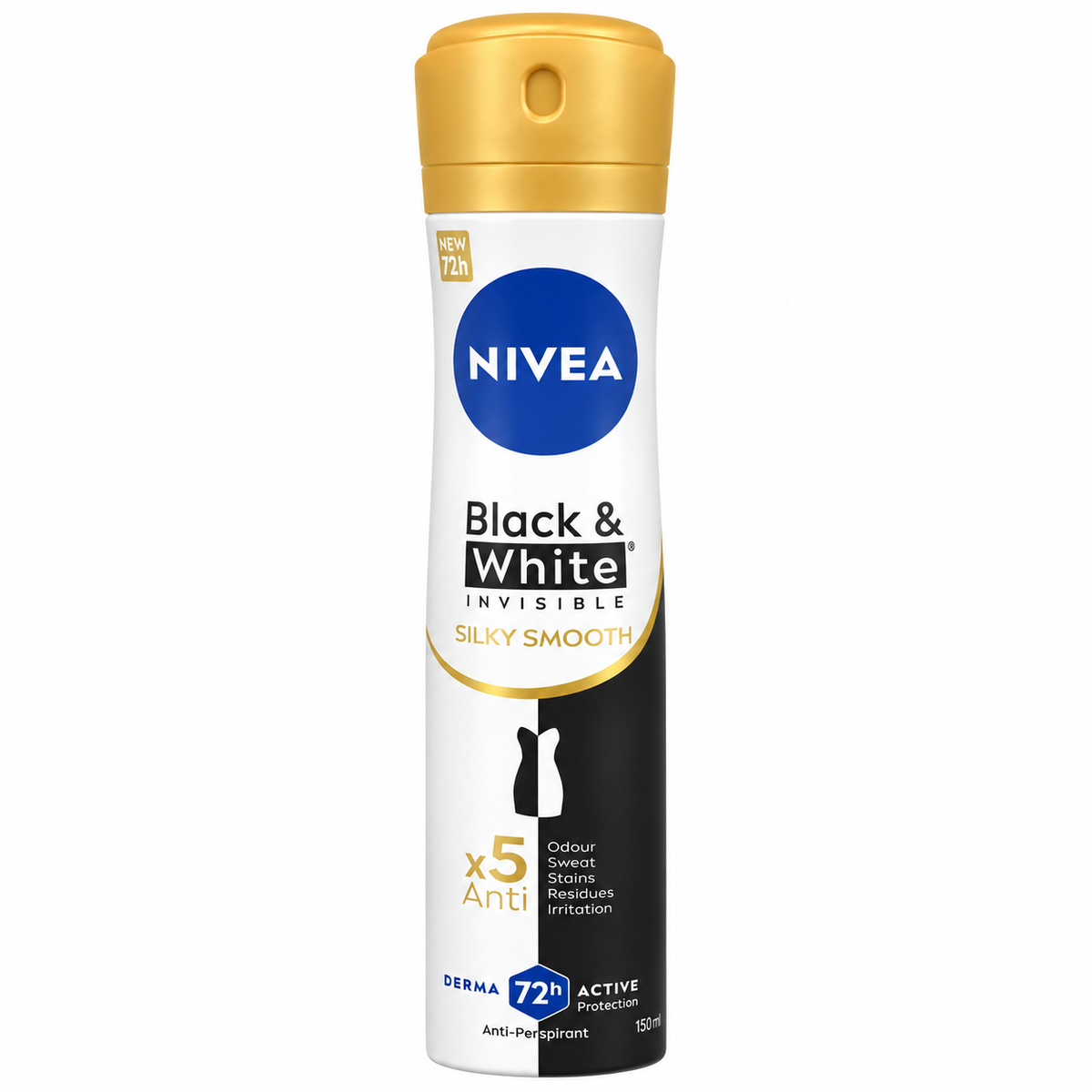 Nivea Black & White Invisible Silky Smooth – Deodorant Spray 150 ml