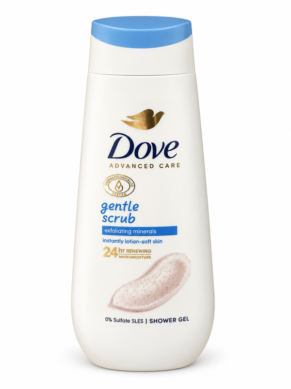 Dove Advanced Care Gentle Scrub douchegel – 225 ml