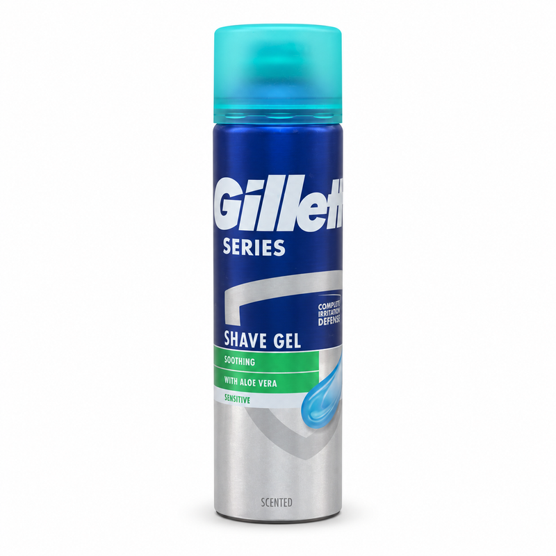 Gillette Series Sensitive Soothing Aloe Vera scheergel – 200 ml